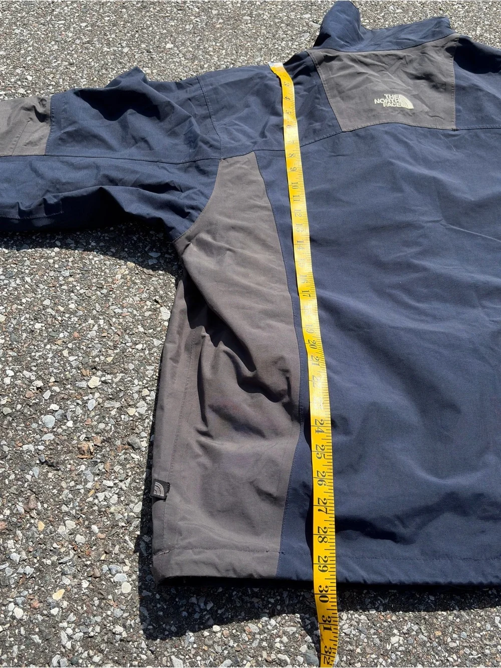 The North Face Men’s Navy and Gray HyVent Large Jacket